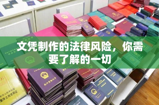 洮南文凭制作的法律风险，你需要了解的一切