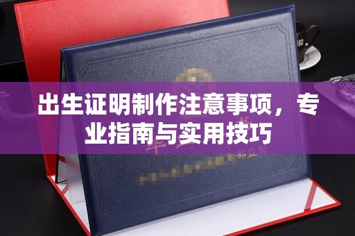 洮南出生证明制作注意事项，专业指南与实用技巧