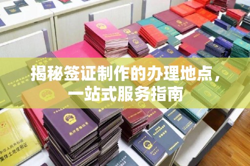 洮南揭秘签证制作的办理地点，一站式服务指南
