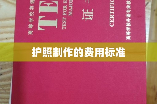 洮南护照制作的费用标准