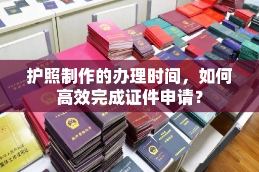 洮南护照制作的办理时间，如何高效完成证件申请？