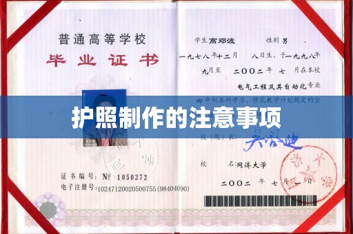洮南护照制作的注意事项