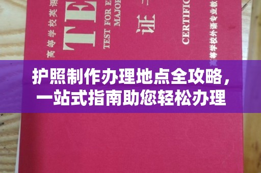 洮南护照制作办理地点全攻略，一站式指南助您轻松办理