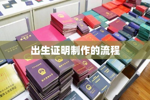洮南出生证明制作的流程